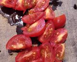 A picture of step 1 of Sweet Potato Tops Salad with Sesame Seed Sauce.