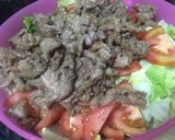 Hình bước làm 4 của món Thịt bắp bò trộn dầu dấm salat