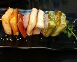 A picture of step 12 of Tri-coloured Tawa Paneer Tikka.
