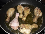 Pollo con rovellones y salsa de trufa