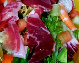 Foto del paso 5 de la receta: Ensalada de habitas baby con jamón