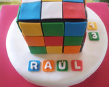 Foto del paso 11 de la receta: Tarta cubo de Rubik