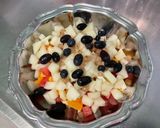 Une image de l'étape 11 de Salade multicolore à la pastèque et melon d'Espagne.
