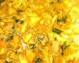 A picture of step 6 of Naan bread and chicken and potatoes curry.