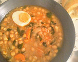 Foto del paso 8 de la receta: Garbanzos cocidos con bacalao y espinacas