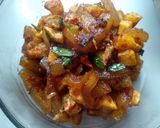 Foto langkah ke 5 dari resep Oseng Kikil Kentang Pedas.