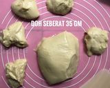 Gambar langkah 7 resipi Burger Ayam.