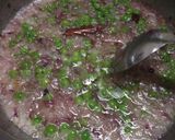 A picture of step 1 of Methi paneer bhurji gravy.