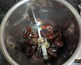 A picture of step 2 of Chocolate Chia Bliss Balls (Sugar-free).