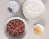 Foto langkah ke 1 dari resep Nyuknyang Hitam / Baso Kasar (Baso Sapi Khas Makassar).
