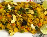 A picture of step 10 of Spicy Tomato Rava Upma.