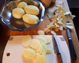 Une image de l'étape 1 de Gratin dauphinois.