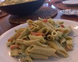 Foto del paso 3 de la receta: Mostacholi con salsa de palta y yogurt pepinos y cherrys