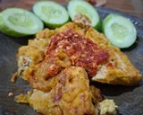 Foto langkah ke 6 dari resep Tempe Penyet Sambal Bawang Kaki Lima.