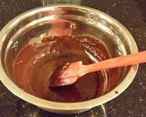 A picture of step 4 of Brownie Bottom Vanilla Butter Cake Cupcakes.