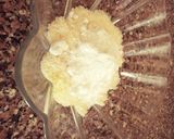 A picture of step 1 of Easy No Bake Coconut Candy Balls.