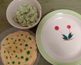 Foto langkah ke 5 dari resep Dadar Gulung Unti Matcha.