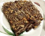 Fehérvári diós ostyás szelet (sütés nélkül) recept fázis 6 fotója