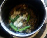 A picture of step 3 of Moong palak santula.
