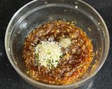 A picture of step 5 of Gud wala chunda.