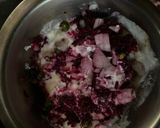 A picture of step 3 of Thecha filled Aloo Pakora Chaat.