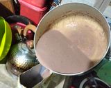 Foto langkah ke 2 dari resep Puding Susu Coklat bertabur serbuk coklat.