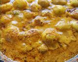 A picture of step 5 of Dum aloo.