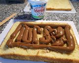 Foto del paso 2 de la receta: Torta de cumple "Cancha de fútbol"
