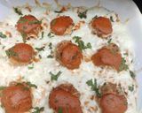 A picture of step 17 of Chicken kebab makhani pasta.