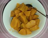 Gambar langkah 1 resipi Cheezy Pumpkin Bun.
