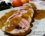 Foto del paso 2 de la receta: Pavo relleno con ciruelas y manzana glaseado con miel y naranja 