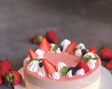 A picture of step 1 of 🍓 Strawberry Mousse Cake.