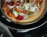 NoOvenBaking paneer pizza recipe step 6 photo