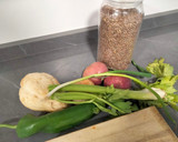 Foto del paso 1 de la receta: Lentejas viudas con chayote