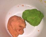 Foto langkah ke 2 dari resep Bola ubi warna - warni.