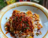 Foto langkah ke 7 dari resep Sega Lengko - Nasi lengko Khas Cirebon.