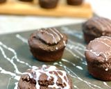 Une image de l'étape 6 de Muffins chocolat-bananes.