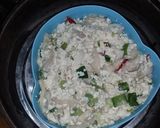 Foto langkah ke 3 dari resep Pepes jamur tahu putih.