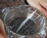 A picture of step 2 of Sesame Ball with Black Sesame Filling [Onde-onde].