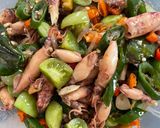 Foto langkah ke 3 dari resep Tumis Cumi Asin Pete.
