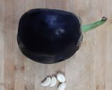 A picture of step 1 of Muttabal Middle Eastern style Aubergine Dip.