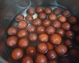 A picture of step 8 of Gulab Jamun.