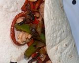 A picture of step 7 of Turkey and Veggies Wrap.