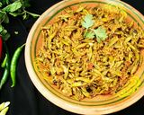 A picture of step 7 of Kachnaar Qeema❤🍲.