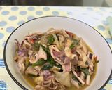 Foto langkah ke 4 dari resep Tumis Cumi Jamur Kuping.