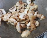 A picture of step 2 of Corn mushroom masala.