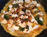 A picture of step 6 of Broccoli stuffed Omelette.