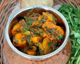 मेथी आलू मसाला (Methi aloo masala recipe in Hindi) रेसिपी चरण 3 फोटो
