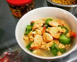 Foto langkah ke 3 dari resep Cah udang telur gambas / oyong #bantumantenbaru.
