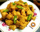 A picture of step 3 of Chicken Tikka Bites.
